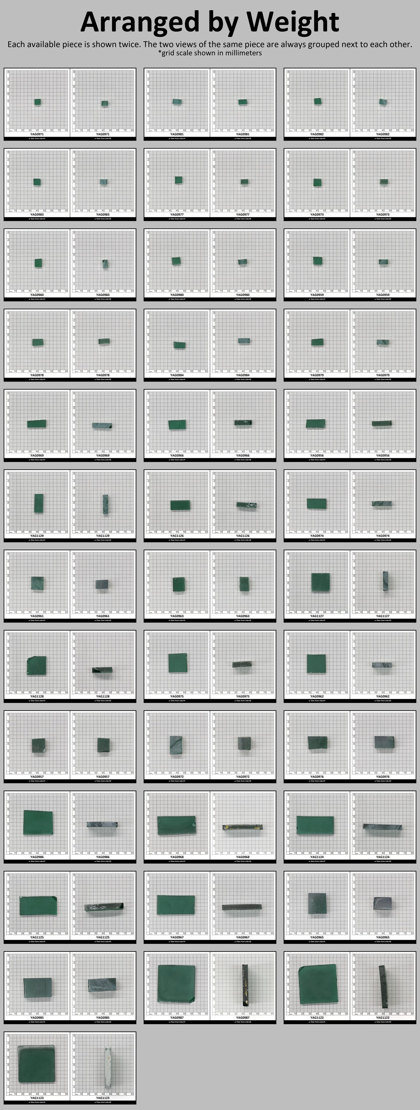 Green YAG Polycrystalline (Ceramic) Faceting Rough : #BEGIN