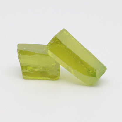 Heliodor Cubic Zirconia Faceting Rough for Gem Cutting - Various Sizes #BEGIN