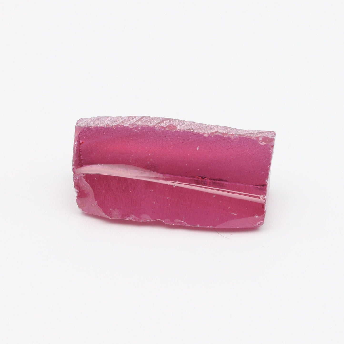 Nanosital Simulated Hot Pink Tourmaline Lab Created Faceting Rough for Gem Cutting - #A-9095 - Various Sizes #BEGIN