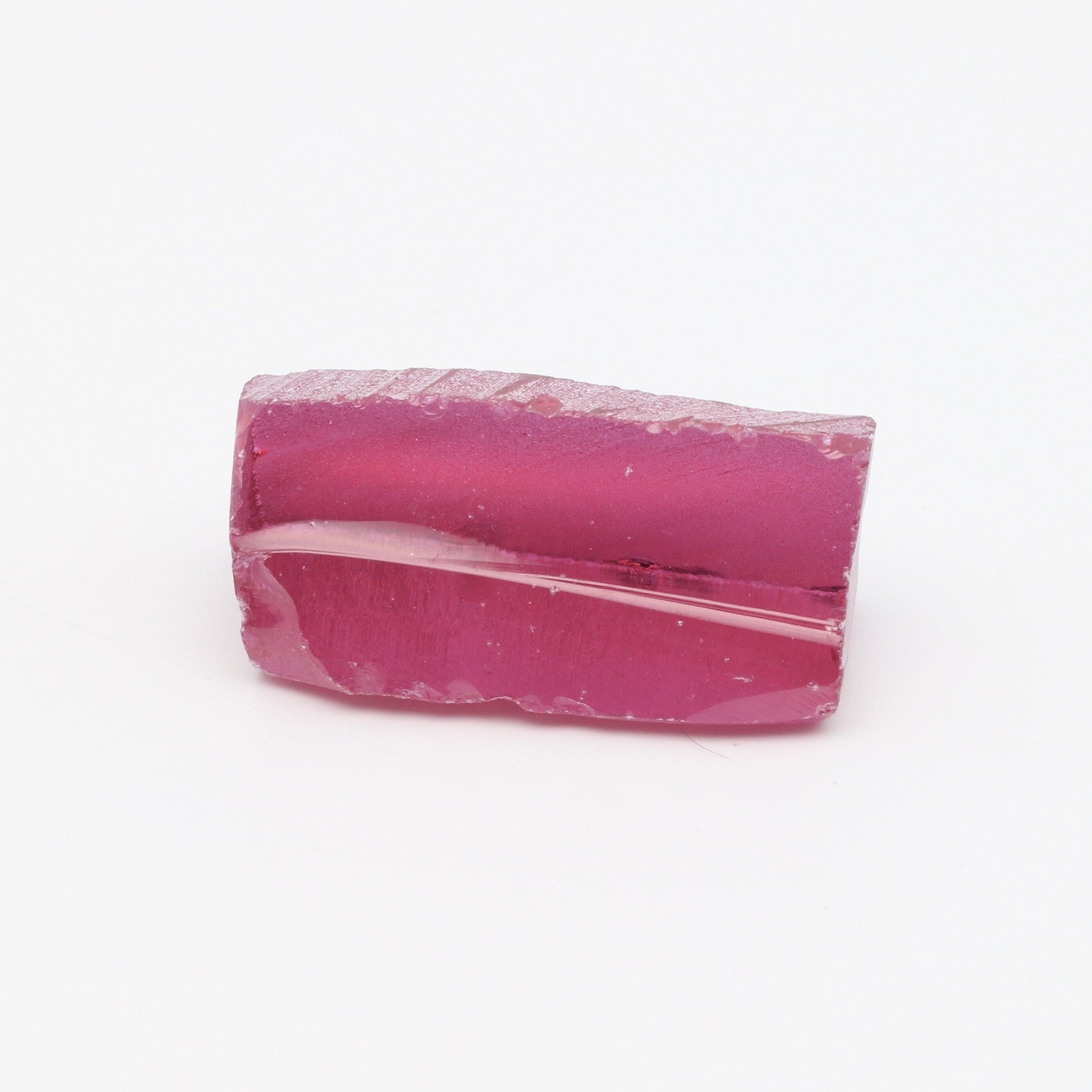 Nanosital Simulated Hot Pink Tourmaline Lab Created Faceting Rough for Gem Cutting - #A-9095 - Various Sizes #BEGIN
