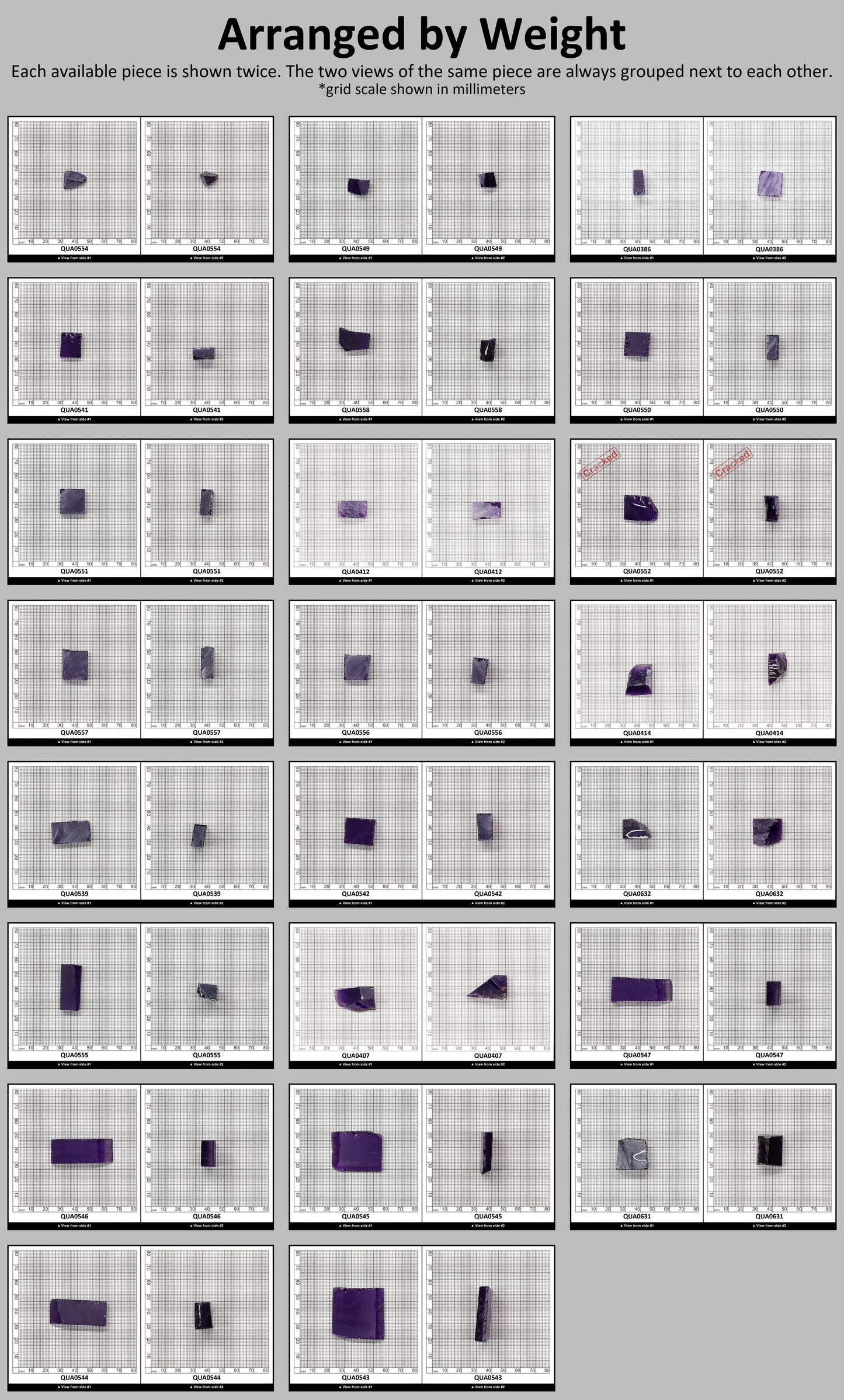 Medium Amethyst Hydrothermal Synthetic Quartz - Lab Created Faceting Rough : #BEGIN