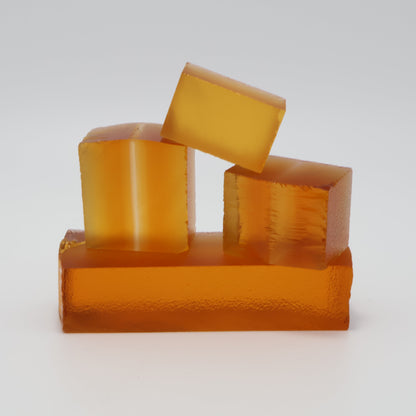 Citrine Hydrothermal Synthetic Quartz - Lab Created Faceting Rough #BEGIN
