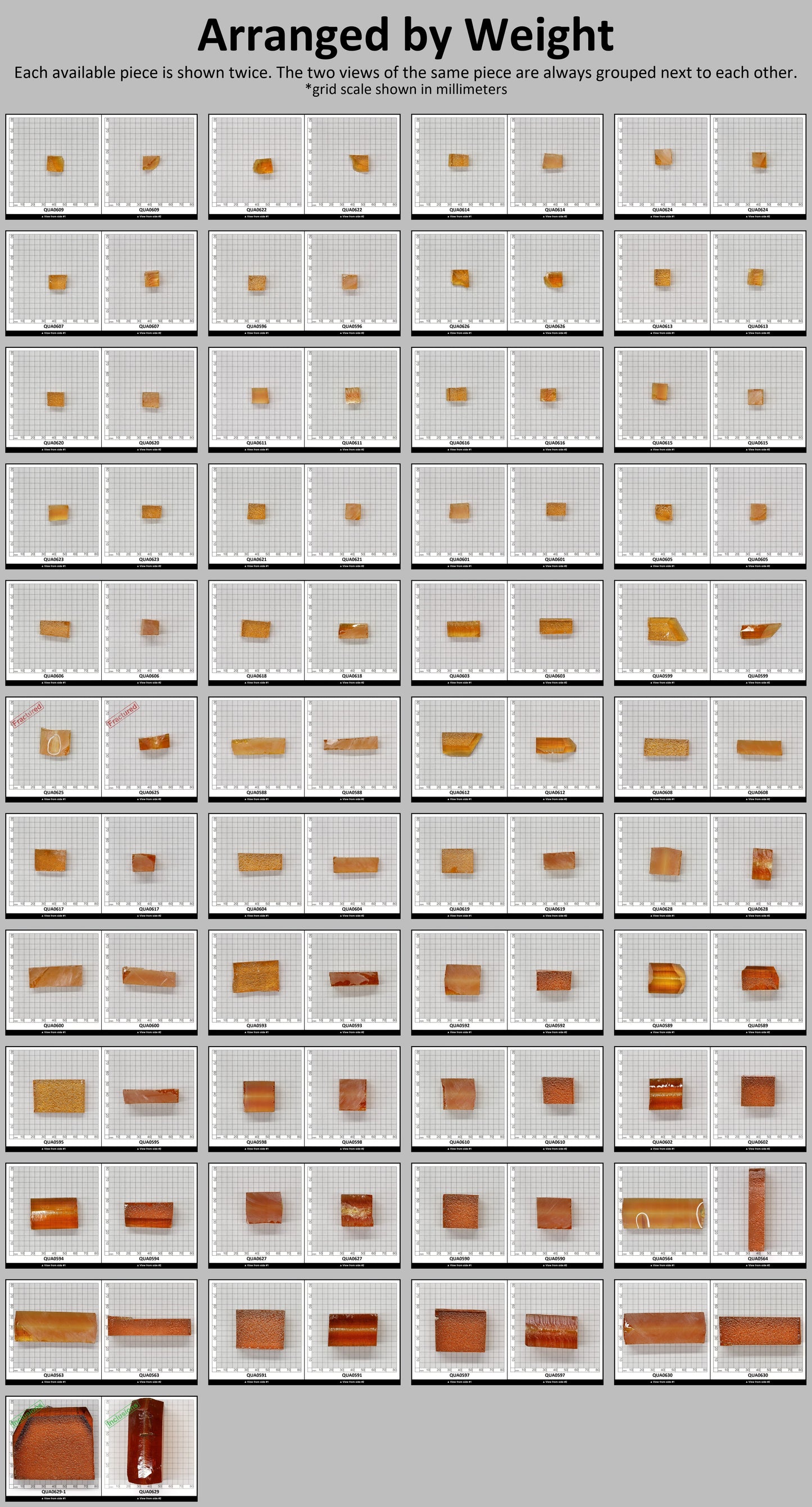 Light Citrine Hydrothermal Synthetic Quartz - Lab Created Faceting Rough : #BEGIN