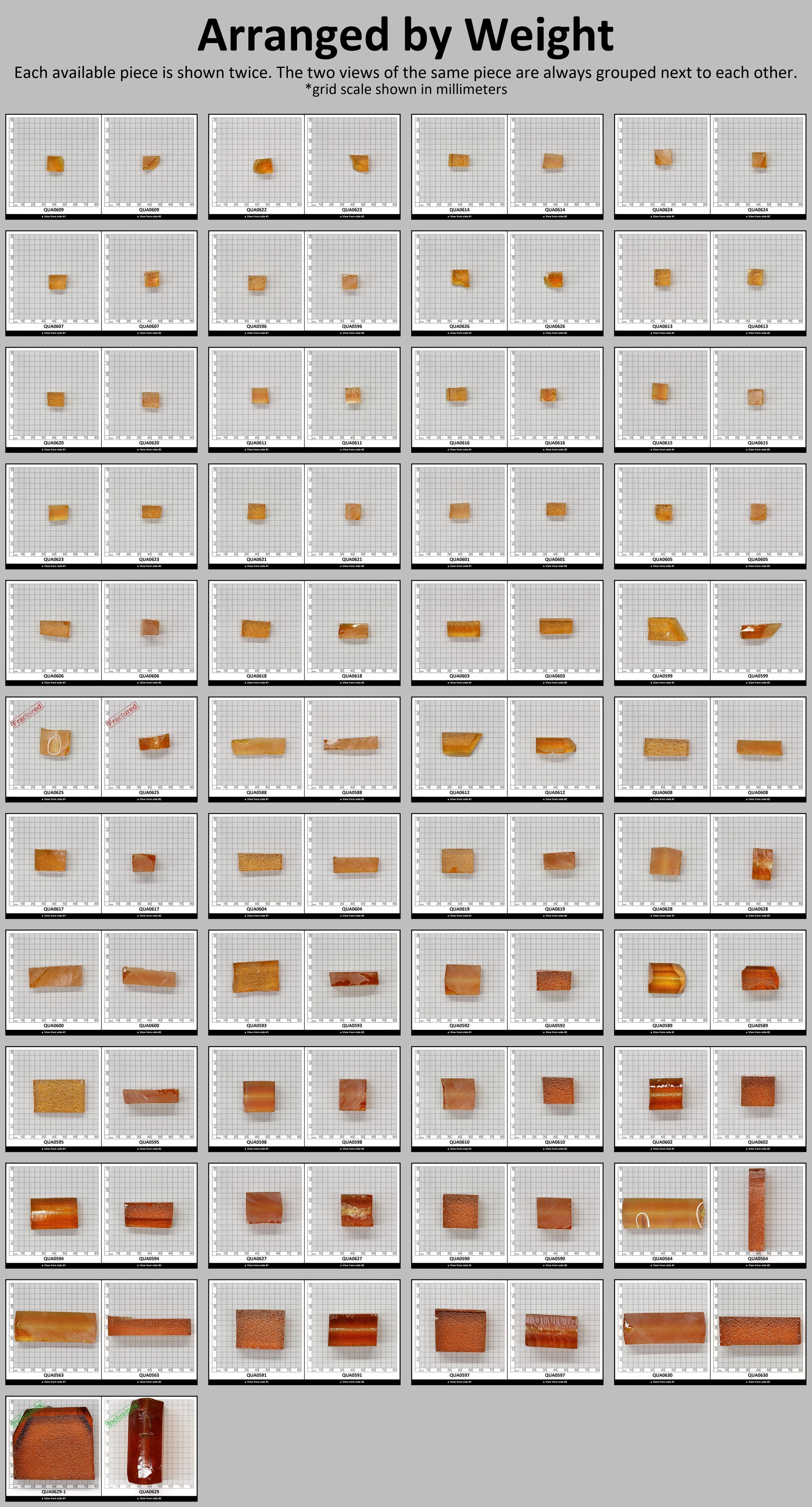 Light Citrine Hydrothermal Synthetic Quartz - Lab Created Faceting Rough : #BEGIN