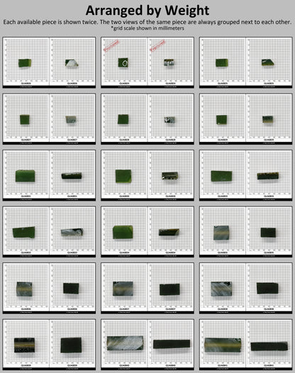 Olive Green Hydrothermal Synthetic Quartz - Lab Created Faceting Rough : #BEGIN