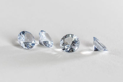 Nanosital Simulated Ice Blue Sapphire Lab Created Faceting Rough for Gem Cutting - #A-144 - Various Sizes #BEGIN