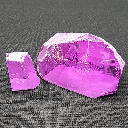 Color Changing Nanosital Synthetic Lab Created Faceting Rough for Gem Cutting - #115 - Various Sizes