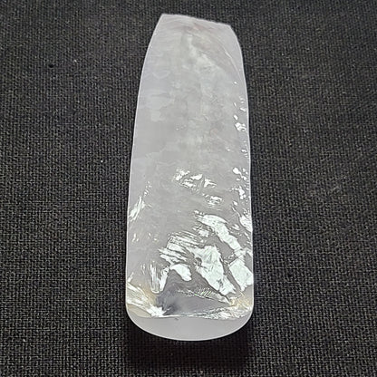 White #12 Lab Created Corundum Sapphire Faceting Rough for Gem Cutting - Various Sizes - Split Boule