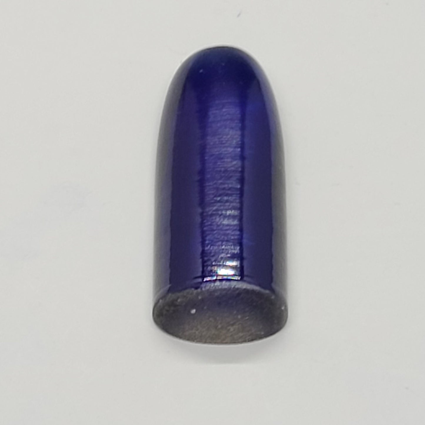 Medium Blue #33 Lab Created Corundum Sapphire Faceting Rough for Gem Cutting - Various Sizes - Split Boule