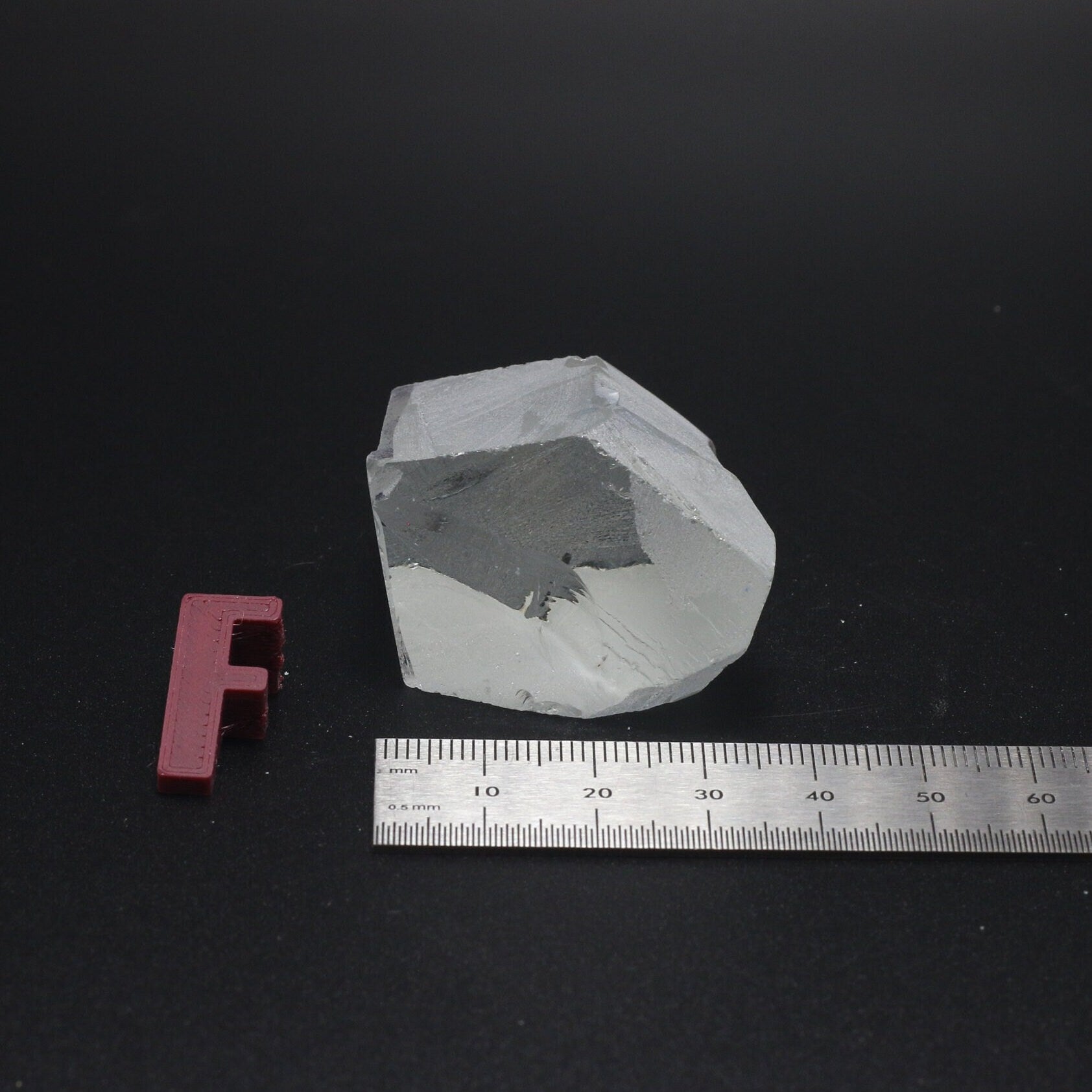 White Topaz Nanosital Synthetic Lab Created Faceting Rough for Gem Cutting - #A-1345 - Various Sizes