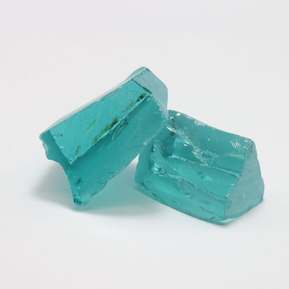 Aquamarine Nanosital Synthetic Lab Created Faceting Rough for Gem Cutting - #A-108 - Various Sizes