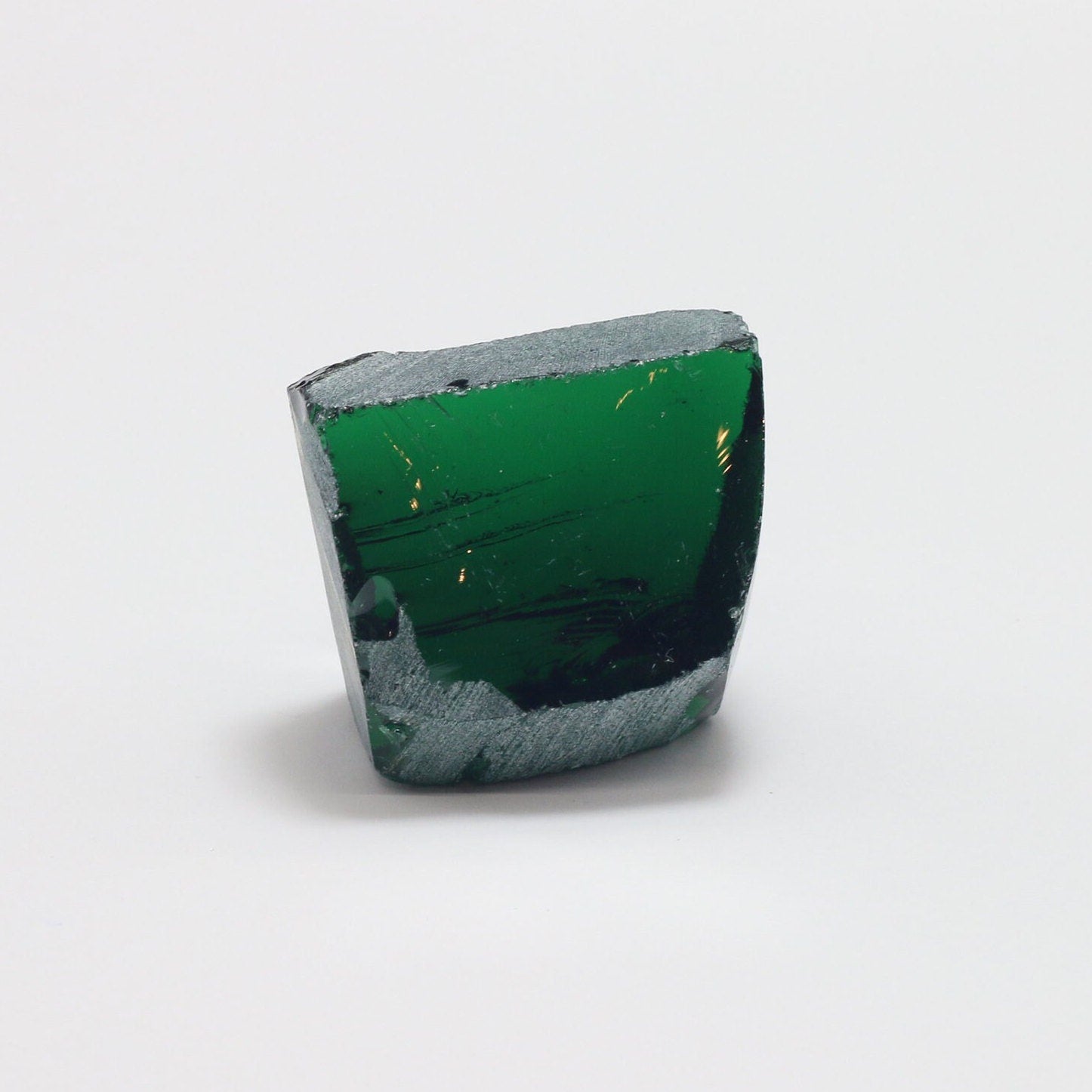 Demantoid Nanosital Synthetic Lab Created Faceting Rough for Gem Cutting - #A-2092 - Various Sizes