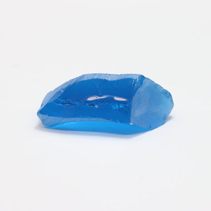 Ultramarine Nanosital Synthetic Lab Created Faceting Rough for Gem Cutting - #A-7408 - Various Sizes
