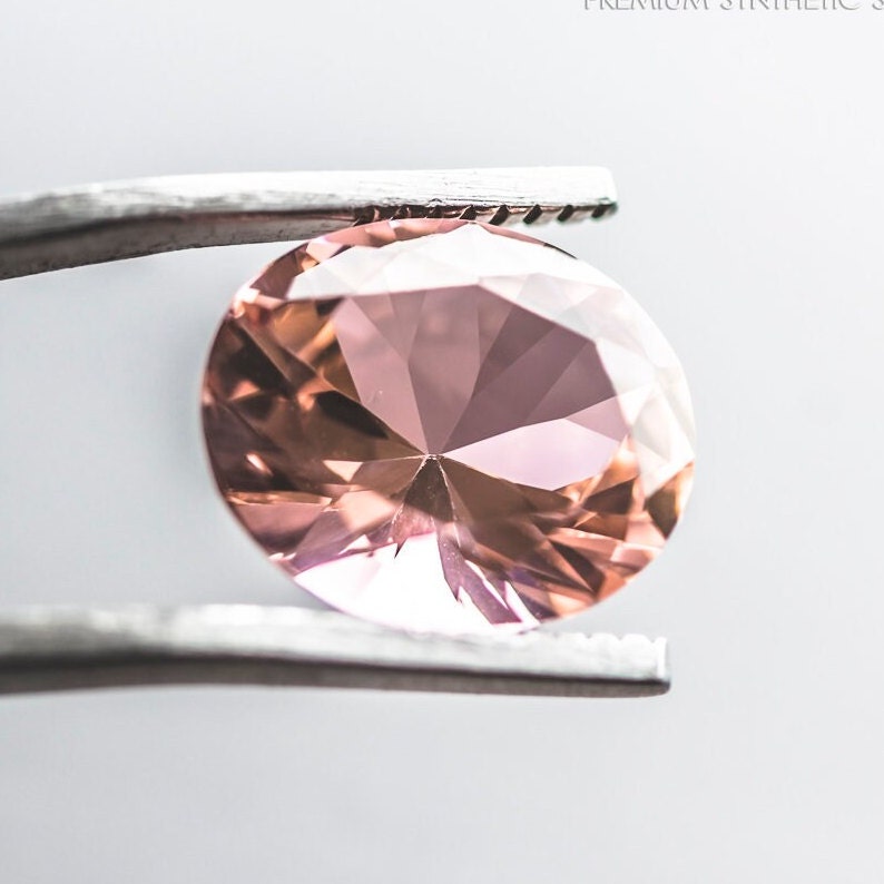 Dark Pink Morganite Nanosital Synthetic Lab Created Faceting Rough for Gem Cutting - #E-195 - Various Sizes