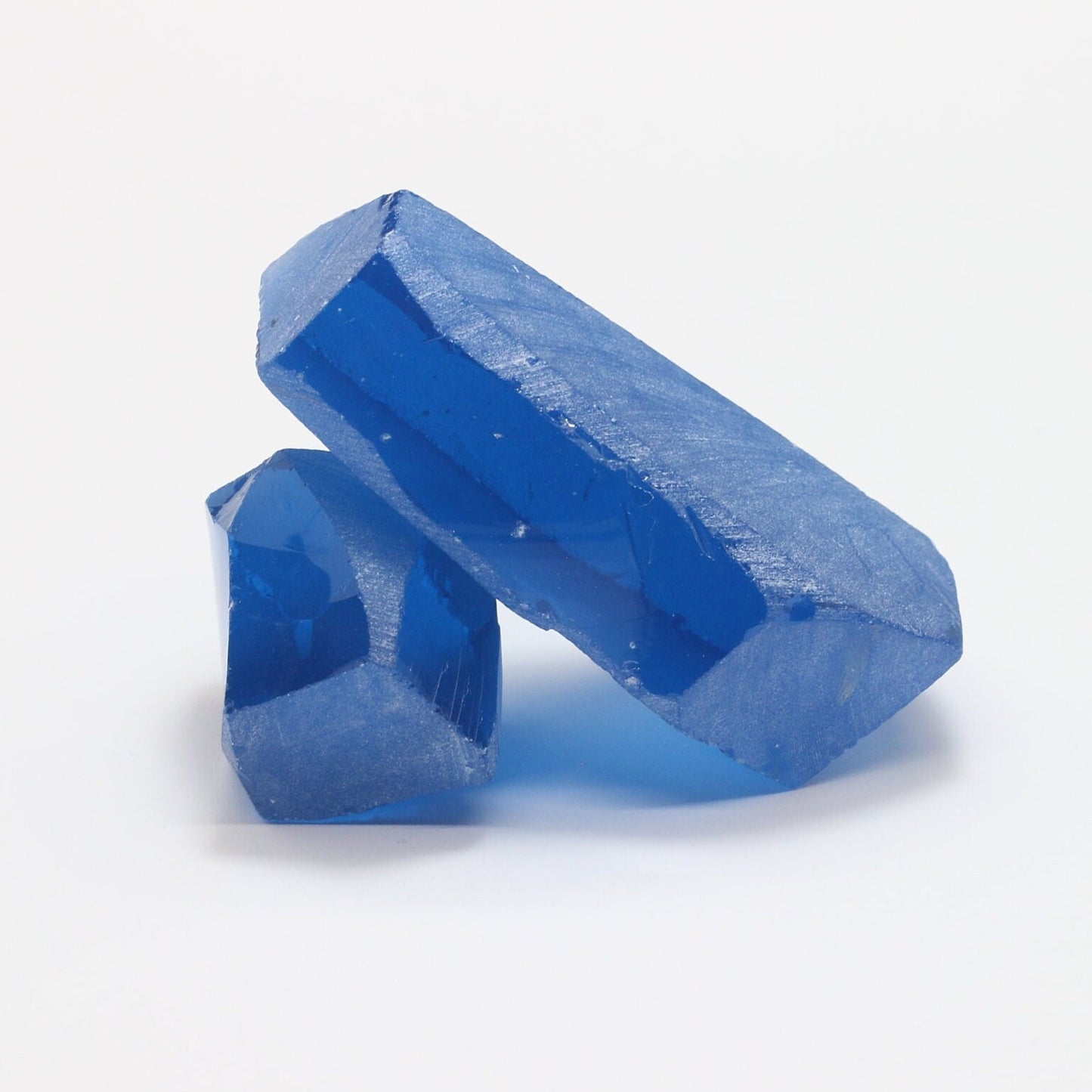 Extra Swiss Topaz Nanosital Synthetic Lab Created Faceting Rough for Gem Cutting - #E-257 - Various Sizes