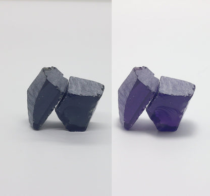 Color Changing Nanosital Synthetic Lab Created Faceting Rough for Gem Cutting - #A-2869 - Various Sizes