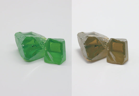 Nanosital Simulated Color Changing Lab Created Faceting Rough for Gem Cutting - #B-1719 - Various Sizes