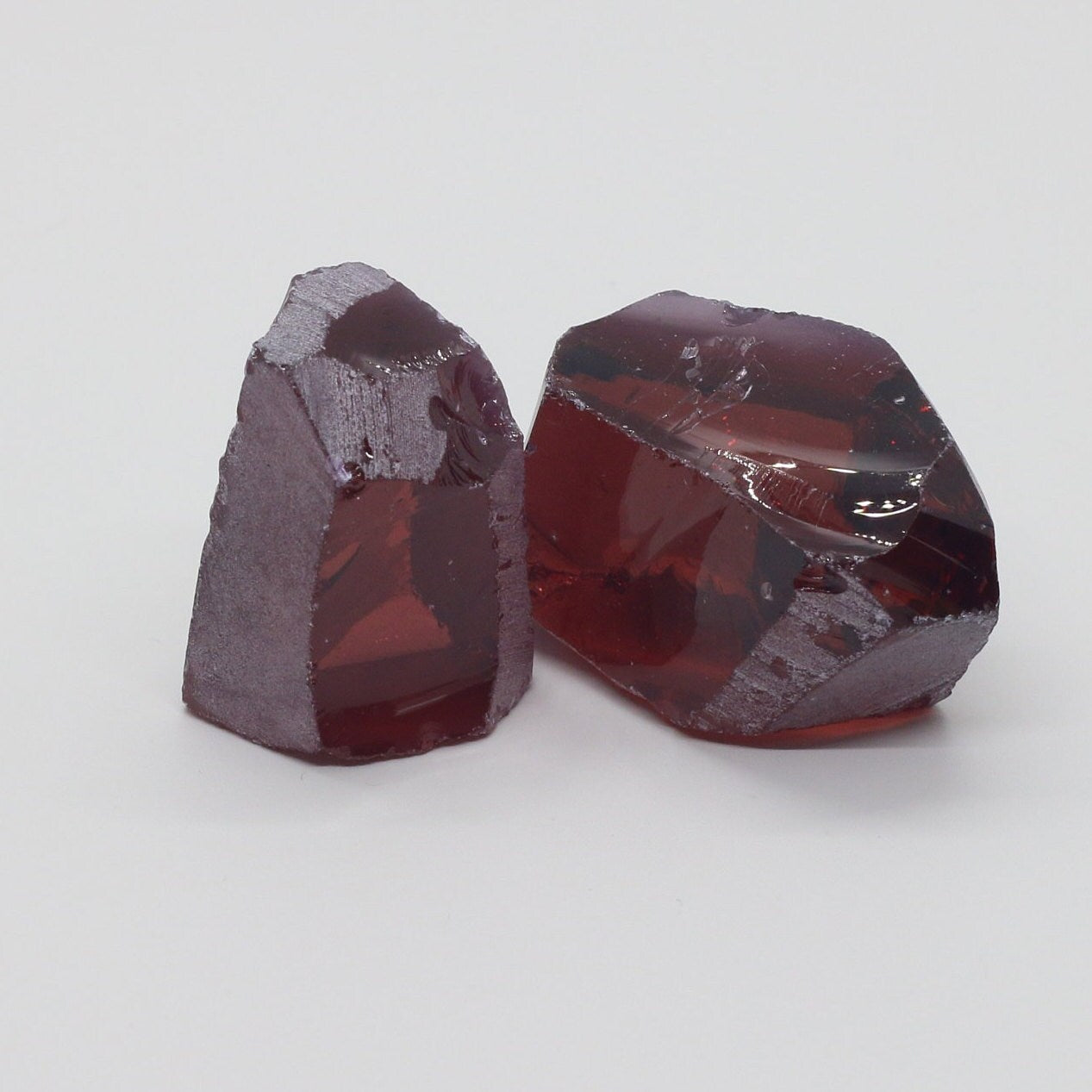 Marsala Color Changing Nanosital Synthetic Lab Created Faceting Rough for Gem Cutting - #5 - Various Sizes