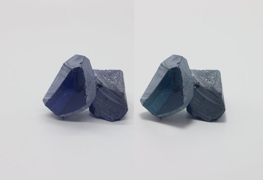 Color Changing Nanosital Synthetic Lab Created Faceting Rough for Gem Cutting - #E-211 - Various Sizes