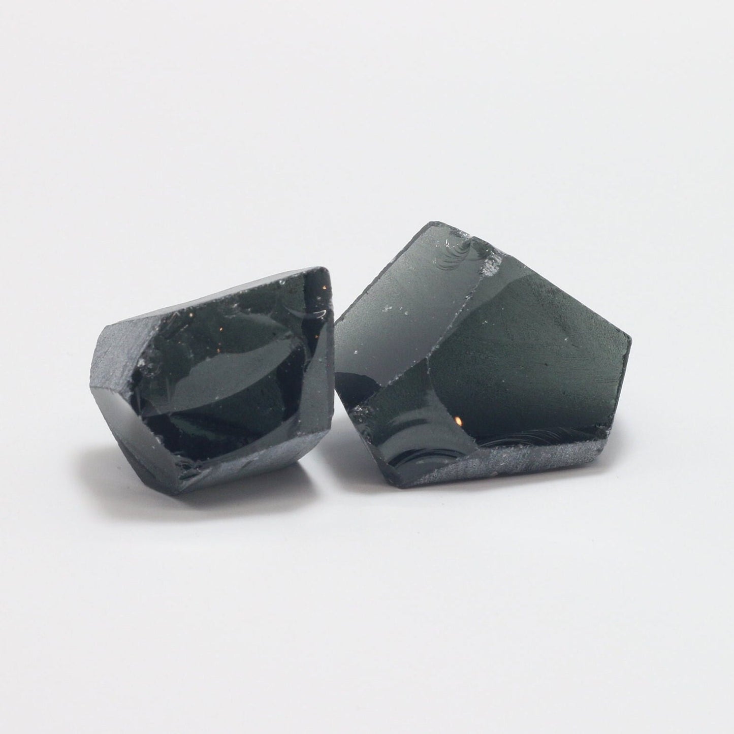 Carbon Nanosital Synthetic Lab Created Faceting Rough for Gem Cutting - #A-4078 - Various Sizes