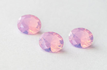 Pink Opal Nanosital Synthetic Lab Created Faceting Rough for Gem Cutting - #002 - Various Sizes