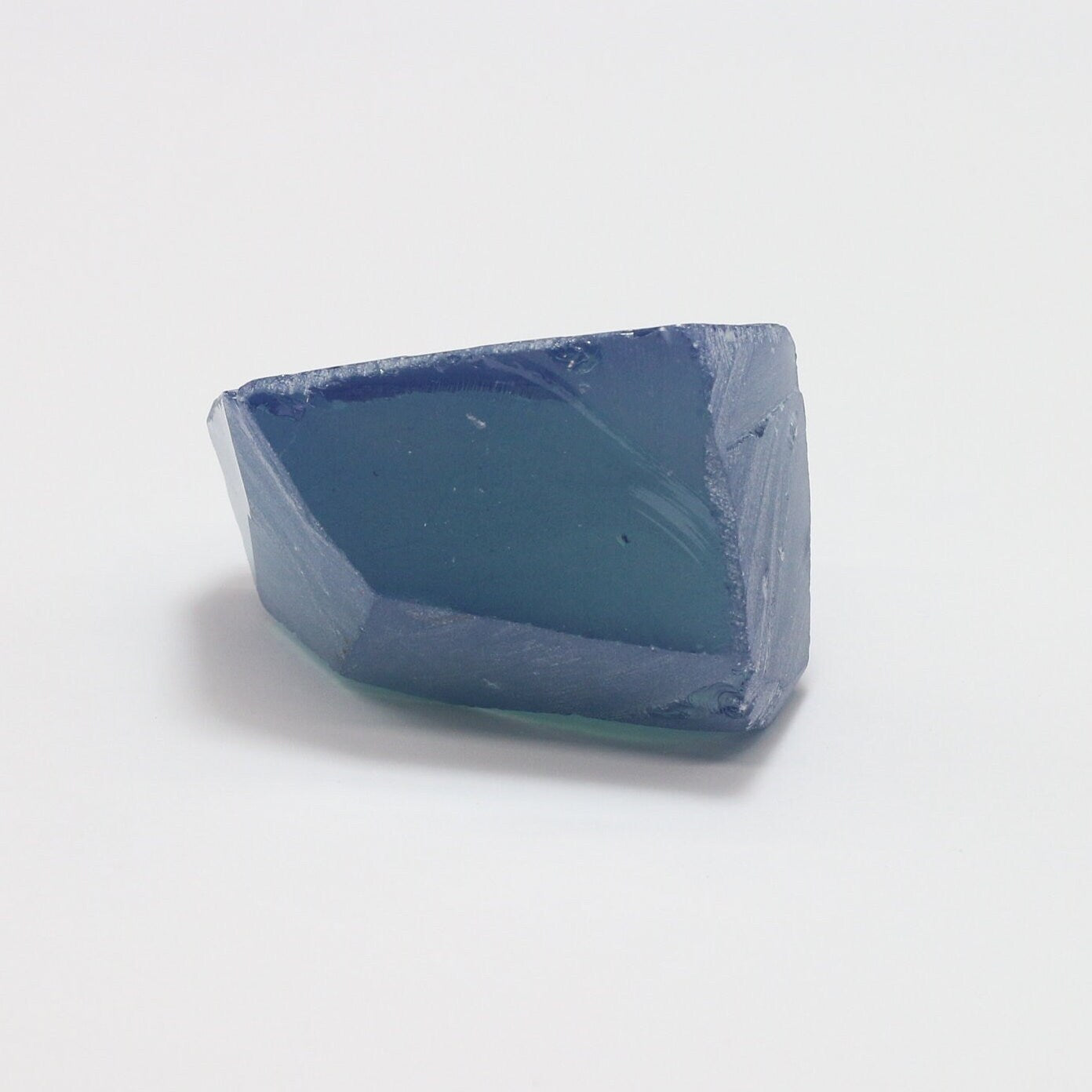 Blue Opal Nanosital Synthetic Lab Created Faceting Rough for Gem Cutting - #003 - Various Sizes