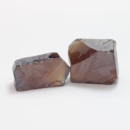 Madeira Citrine Nanosital Synthetic Lab Created Faceting Rough for Gem Cutting - #4 - Various Sizes