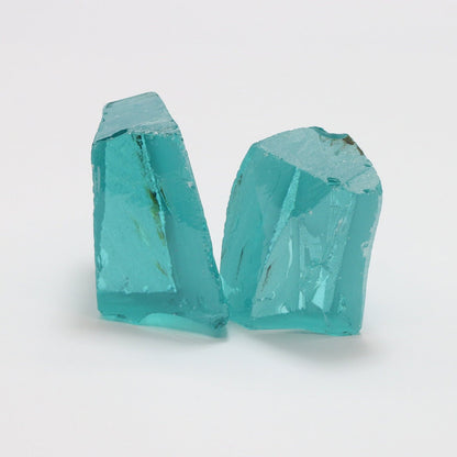 Aquamarine Nanosital Synthetic Lab Created Faceting Rough for Gem Cutting - #A-108 - Various Sizes