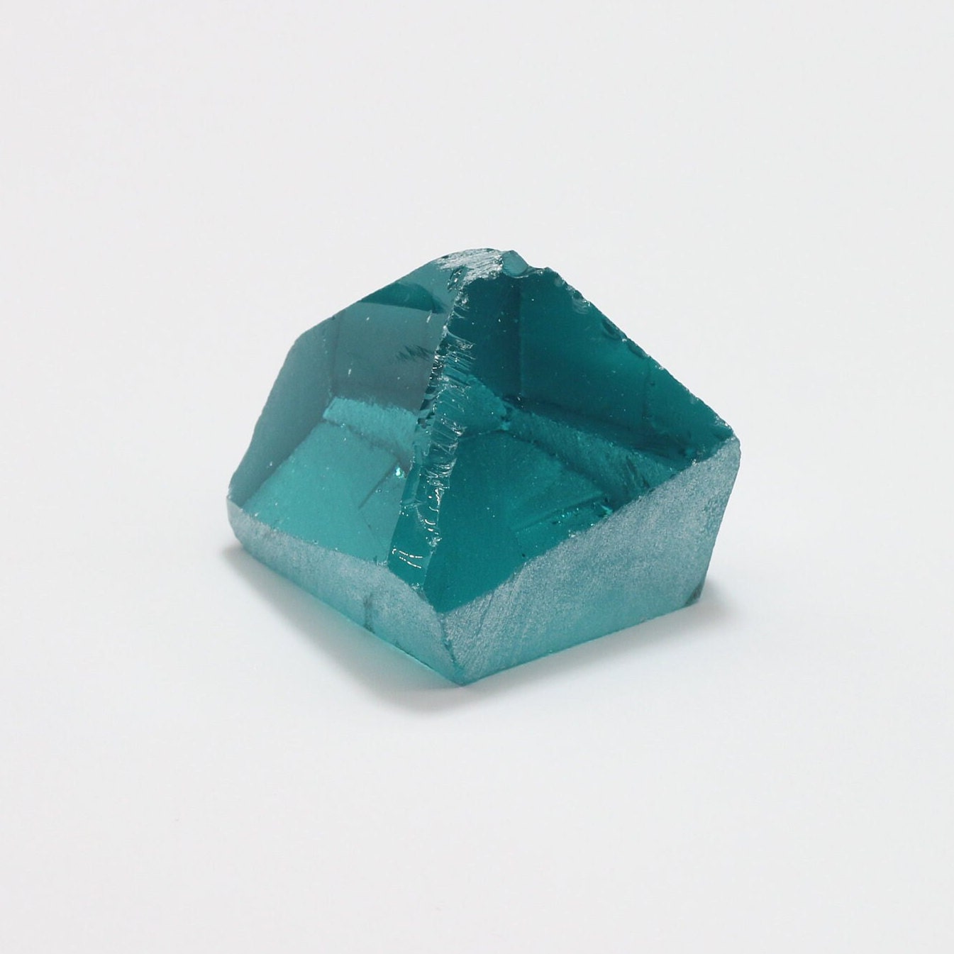 Paraiba Tourmaline Nanosital Synthetic Lab Created Faceting Rough for Gem Cutting - #A-108/B - Various Sizes