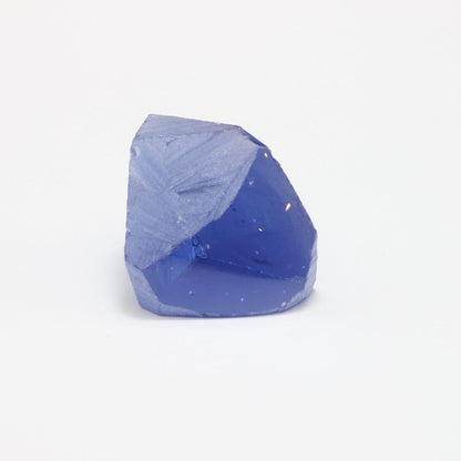 Dark Ice Blue Sapphire Nanosital Synthetic Lab Created Faceting Rough for Gem Cutting - #A-4056- Various Sizes