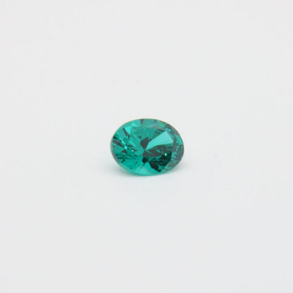 Teal Cubic Zirconia Faceting Rough for Gem Cutting - Various Sizes