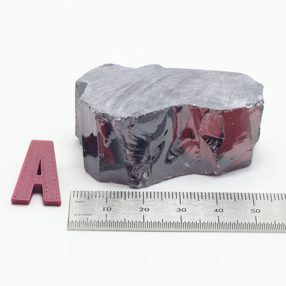 Rhodolite Cubic Zirconia Faceting Rough for Gem Cutting - Various Sizes