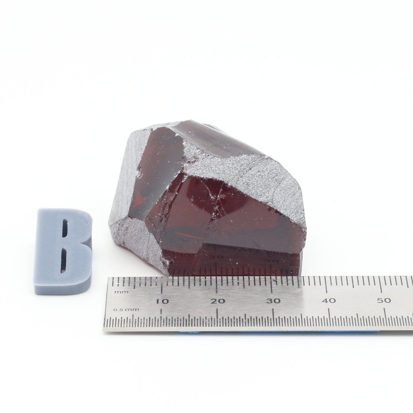 Marsala Nanosital Synthetic Lab Created Faceting Rough for Gem Cutting - #A-2458 - Various Sizes