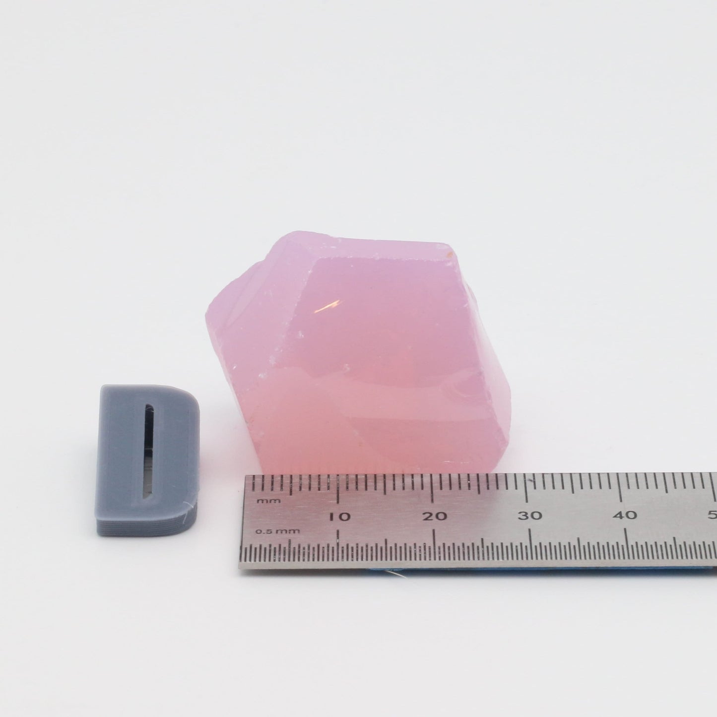 Pink Opal Nanosital Synthetic Lab Created Faceting Rough for Gem Cutting - #002 - Various Sizes