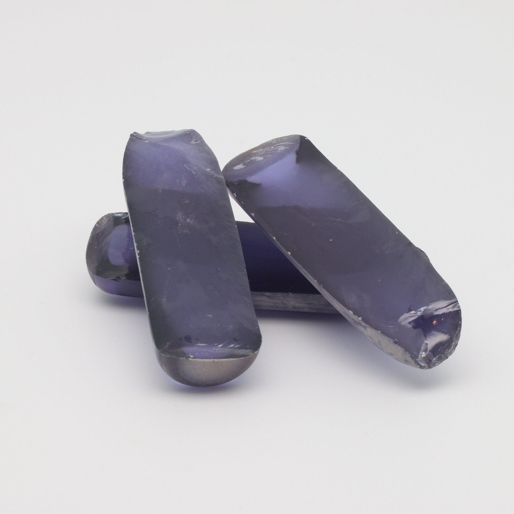 Djeva Alexandrite #47 Colored Lab Created Corundum Sapphire Faceting Rough for Gem Cutting DISCONTINUED Various Sizes Split Boule