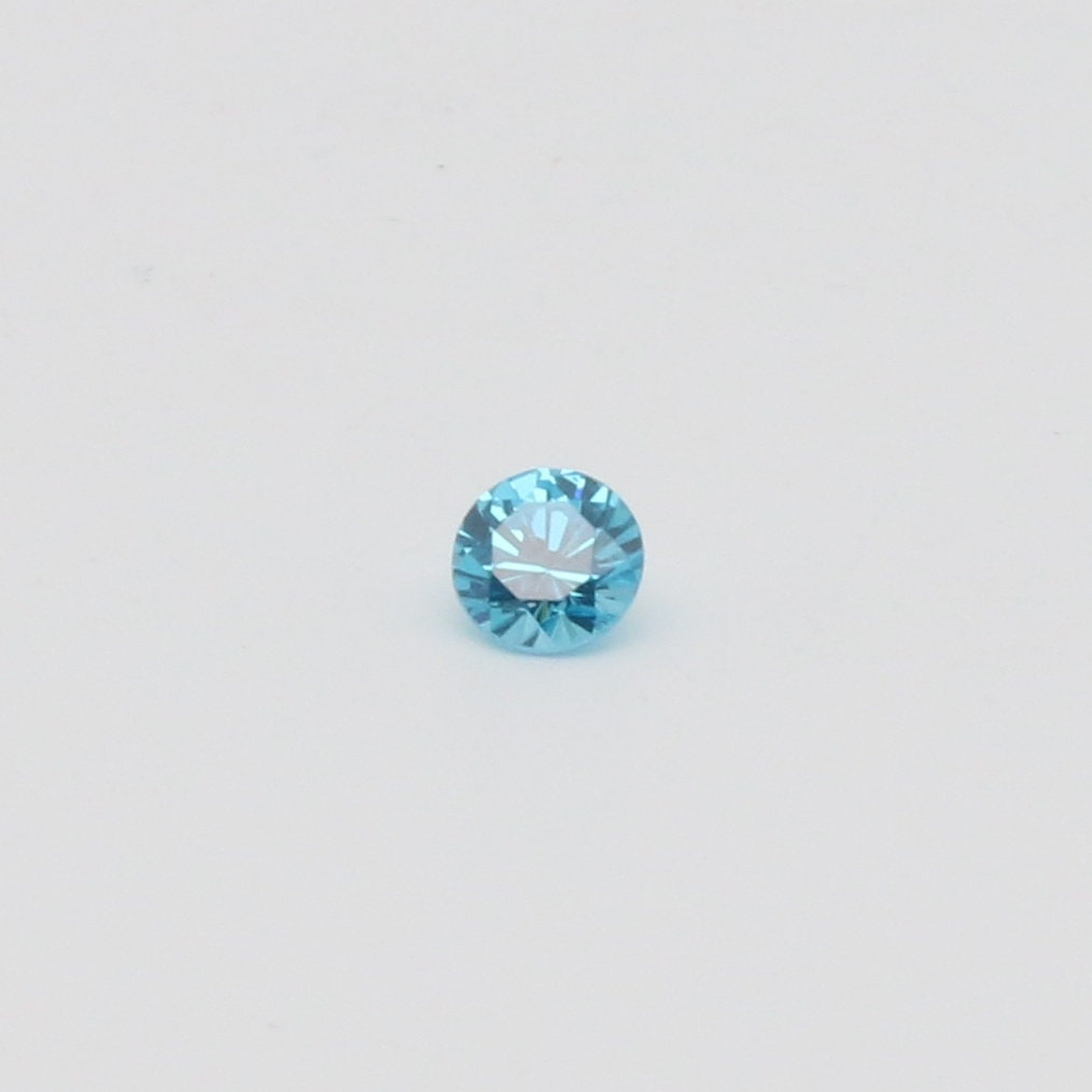 Blue Topaz Cubic Zirconia Faceting Rough for Gem Cutting - Various Sizes