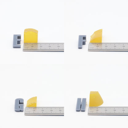 Yellow YAG Faceting Rough for Gem Cutting - Various Sizes