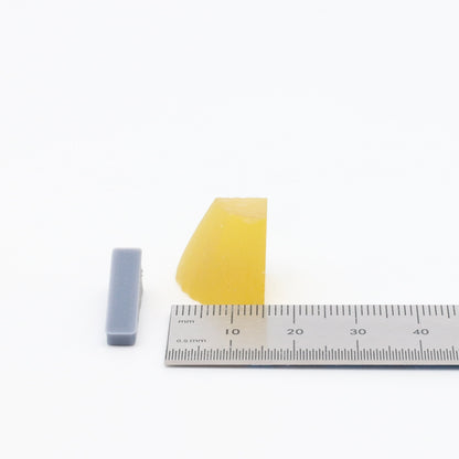 Yellow YAG Faceting Rough for Gem Cutting - Various Sizes