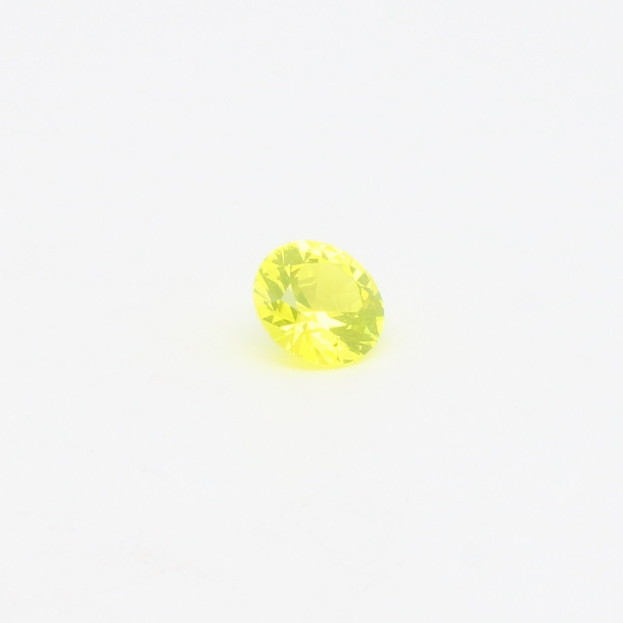 Neon Yellow YAG Faceting Rough for Gem Cutting - Various Sizes