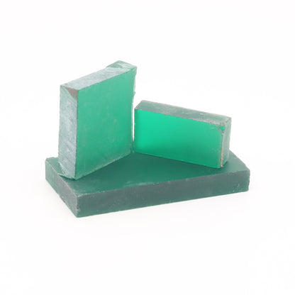 Green YAG (Ceramic) Faceting Rough for Gem Cutting - Various Sizes