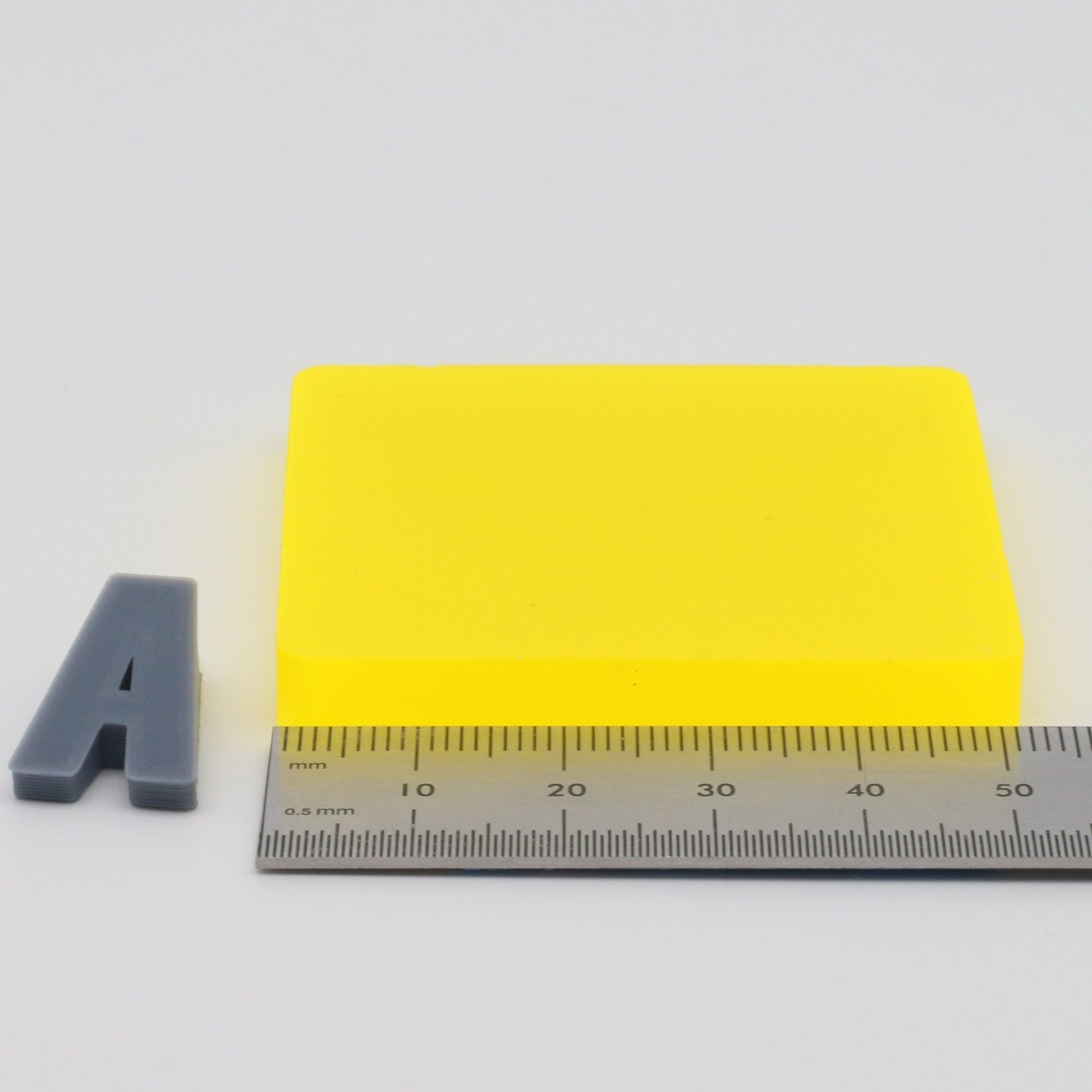 Neon Yellow YAG (Ceramic) Faceting Rough for Gem Cutting - Various Sizes