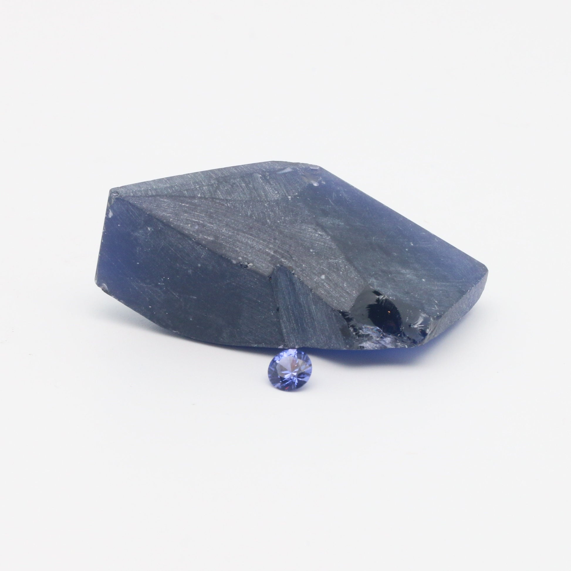 Blue YAG Faceting Rough for Gem Cutting - Various Sizes