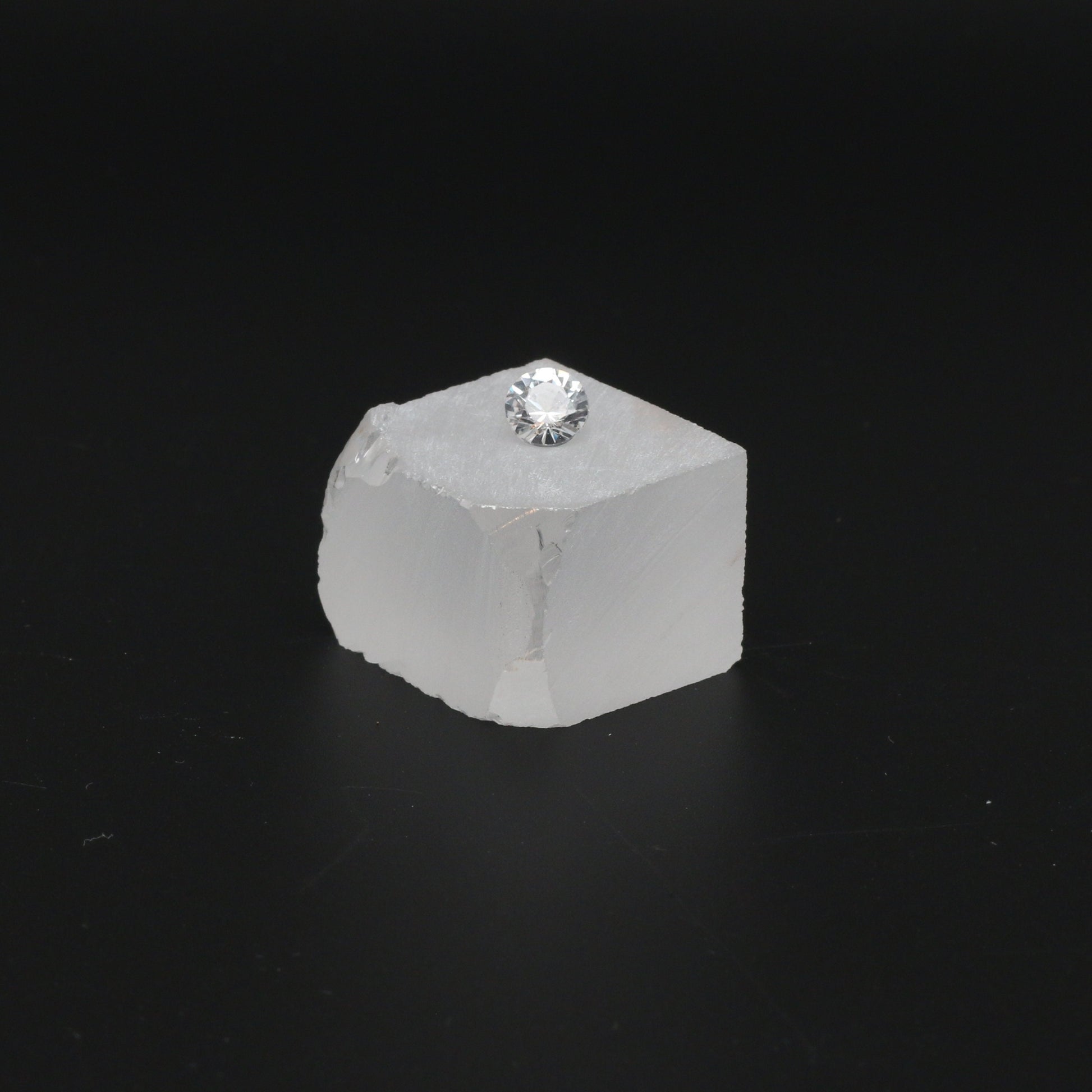 White YAG Faceting Rough for Gem Cutting - Various Sizes