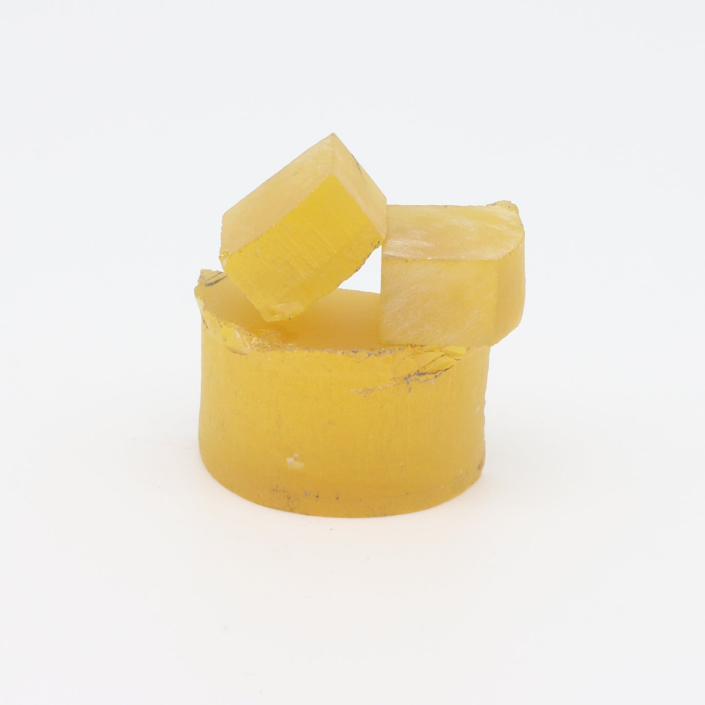 Yellow YAG Faceting Rough for Gem Cutting - Various Sizes