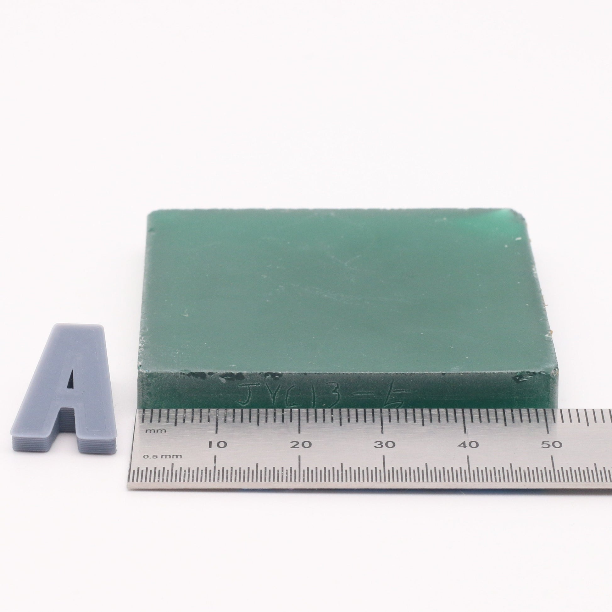 Green YAG (Ceramic) Faceting Rough for Gem Cutting - Various Sizes