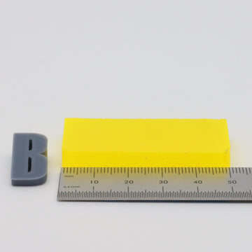 Neon Yellow YAG (Ceramic) Faceting Rough for Gem Cutting - Various Sizes