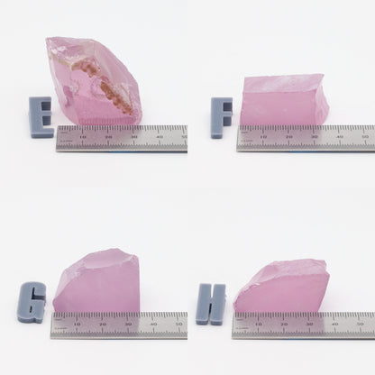 Royal Diamond Cubic Zirconia Faceting Rough for Gem Cutting - Various Sizes