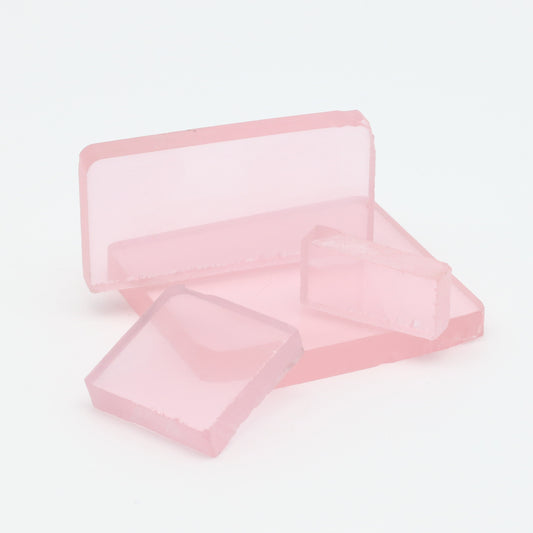 Pink YAG (Ceramic) Faceting Rough for Gem Cutting - Various Sizes