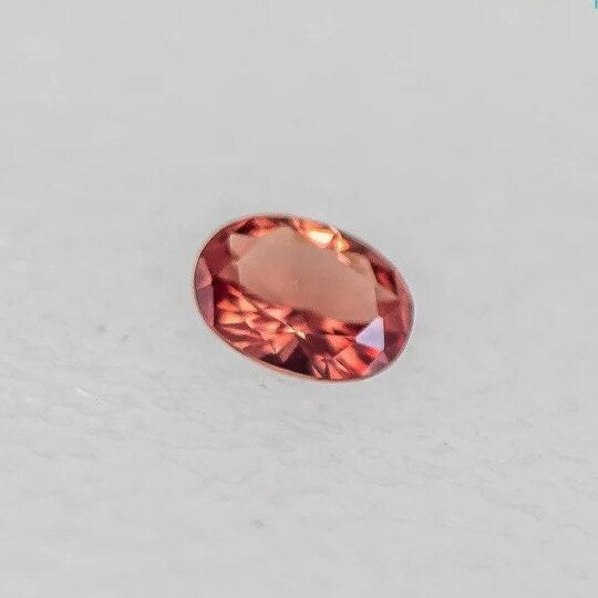 Dark Padparadscha Sapphire Nanosital Synthetic Lab Created Faceting Rough for Gem Cutting - #E-481 - Various Sizes