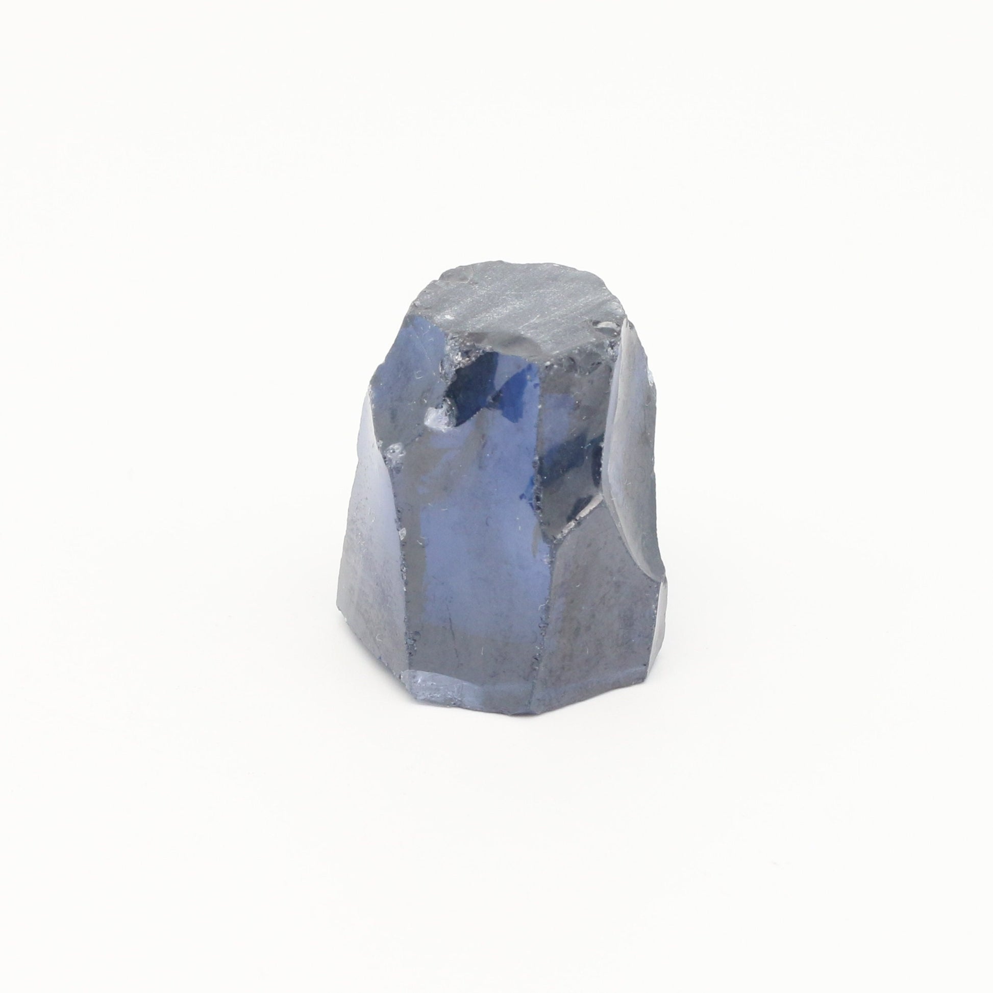 Dark Violet Cubic Zirconia Faceting Rough for Gem Cutting - Various Sizes